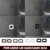 Левый / Правый руль Для Lexus LM350H LM500H 2024 2025 ABS Выключатель управления шторкой третьего ряда Декоративная рамка Чехол Аксессуары для интерьера