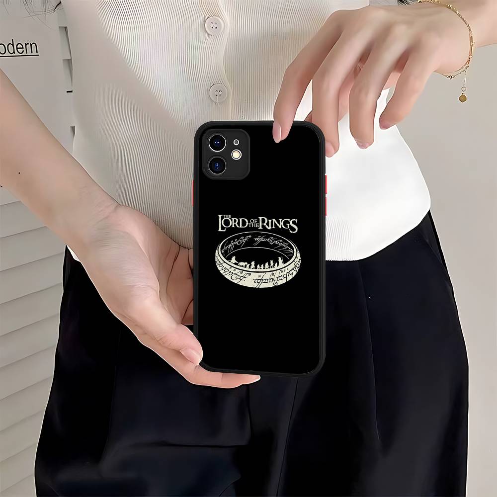 Чехол для телефона Властелин К-К Колец Для IPhone 16e 16 15 14 13 12 11 Pro Max X XS MAX Plus Матовый чехол Spuerstar