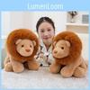Cartoon Lion Plush Toy For Kid Soft Sleep Companion Gift Doll