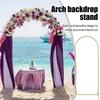 Arch Backdrop Stand Metal Arched Photo Booth Backdrop Frame Decorated Arch Stand For Graduation Bridal Shower Wedding Ceremony