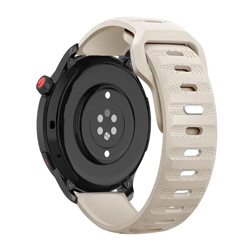 Силиконовый ремешок 20 мм 22 мм для Samsung Galaxy Watch 6 5/4 44 мм 40 мм Classic 46 мм 42 мм Спортивный ремешок Браслет для Galaxy Watch 5Pro 45