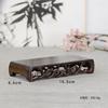 Vintage Wooden Tea Tray Rectangle Teapot Vase Display Stand Bonsai Statues Stone Pedestal Display Pedestal Flowerpot Home Decor