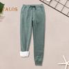 Women Cotton Sweatpants Winter Fleece Warm Loose Pants with Pockets Casual Lounge Joggers for Running Workout Yoga