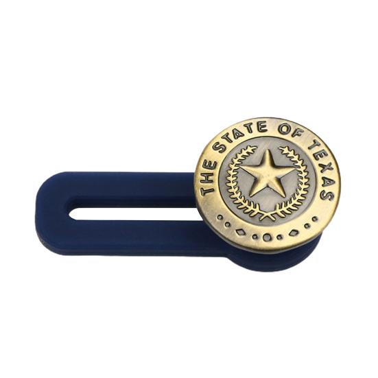 Universal Anti-deformation Waistband Extension Button Anti-rust Silicone Waistband Extender Buckle