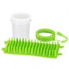 Yousheng Dog Paw Cleaner Cup Portable Dog Paw Cleaning Tool Silicone Paw Cleaner with Soft Bristles for Medium Large Dogs Travel Park Visit