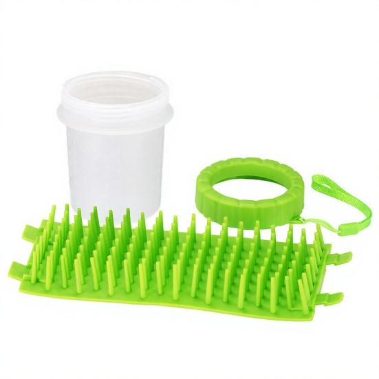 Yousheng Dog Paw Cleaner Cup Portable Dog Paw Cleaning Tool Silicone Paw Cleaner with Soft Bristles for Medium Large Dogs Travel Park Visit