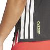 Женская футболка с коротким рукавом для бега Adidas adizero JOM31, черная (JF3480) J/3XL