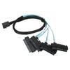Высокоскоростной кабель SFF 8643 на 4 SAS 29P 12 Гбит/с SFF 8643 на SAS Шнур Серверные Жесткие Диски