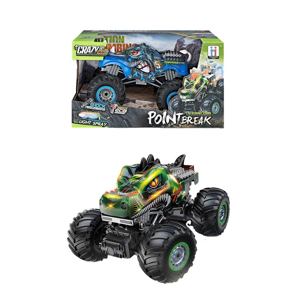 RC Truck With Lighting And Sound Effects - Gift For Kids Truck RC Car Electric Remote Cars