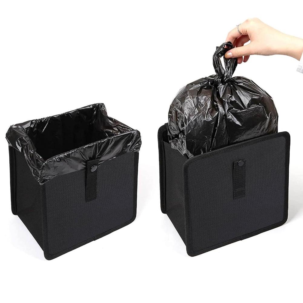 Foldable Car Trash Can, Hanging Waterproof Leakproof Trash Can Storage Bag for Car with Large Capacity, Car Interior
