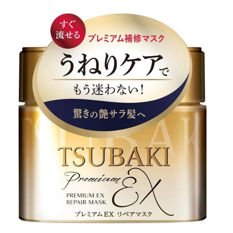 Tsubaki Premium EX Маска-уход для восстановления волос 180 г 2 набора Лечение Уход за поврежденными волосами Интенсивное увлажнение Улучшение качества
