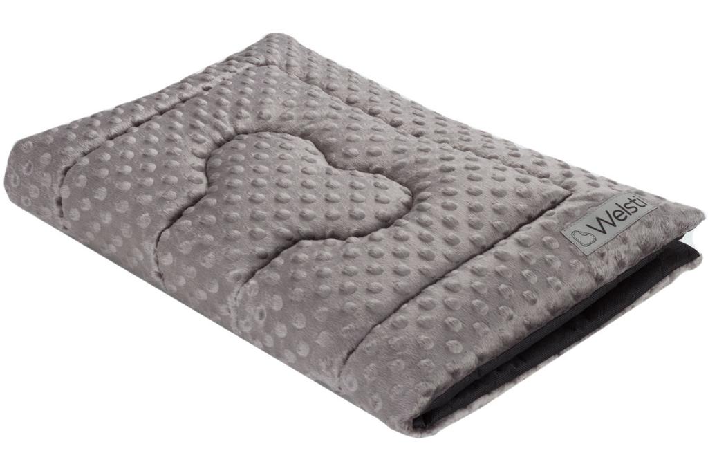 Legowisko Dla Psa Kota, Mata Dla Psa, Welsti Szara Minky Xl 130X90