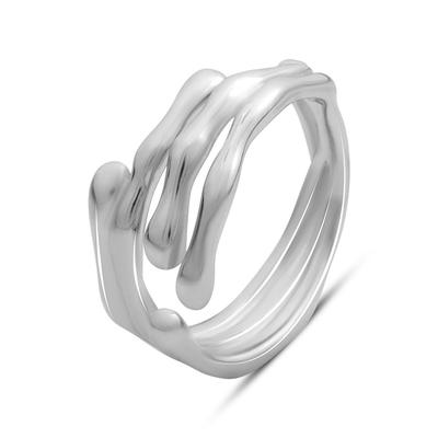 Серебряное кольцо с без камней, вес изделия 5,58 гр (2186373)