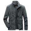 Spring, Autumn and Winter New Men's Warm Thick Warm Fleece Jacket Jacket Stand-up Collar Loose Clip Fleece Jacket Men