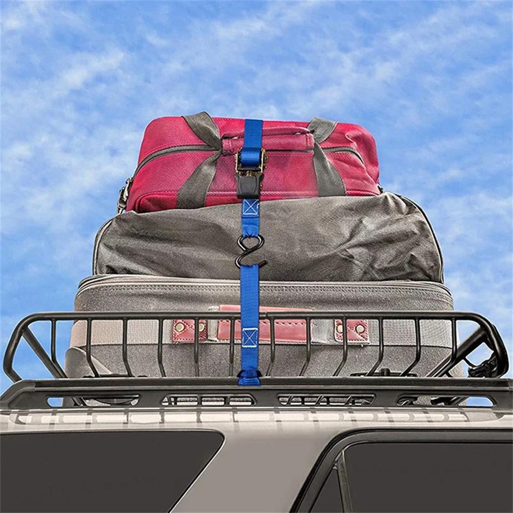 Mutipurpose Motorcycle Tie Downs Motorbike Soft Straps Luggage Straps Straps Loops Hook Strap