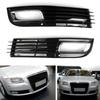 Pair ABS Car Lower Bumper Grille Fog Light Grill Chromed For A8 D3 08-10