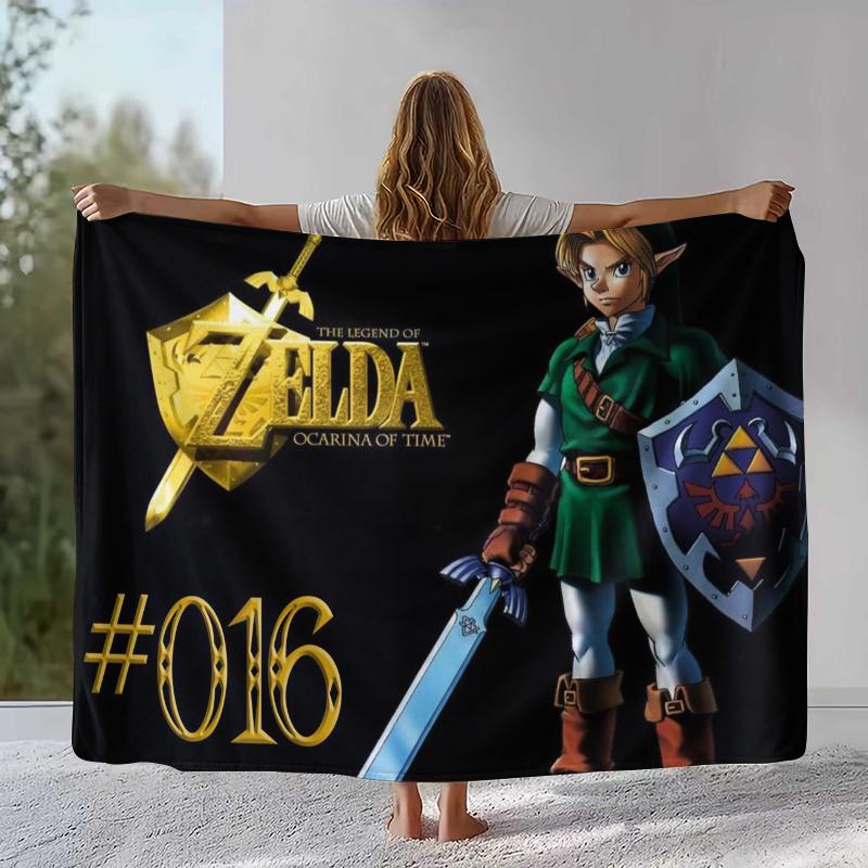 Ретро Z-Zelda Мультяшный Линк Игры Фланелевое Одеяло, Ультра Мягкий Теплый Плюшевый Плед для Дома Спальни Кровати Дивана Походного Пикника Ребенка