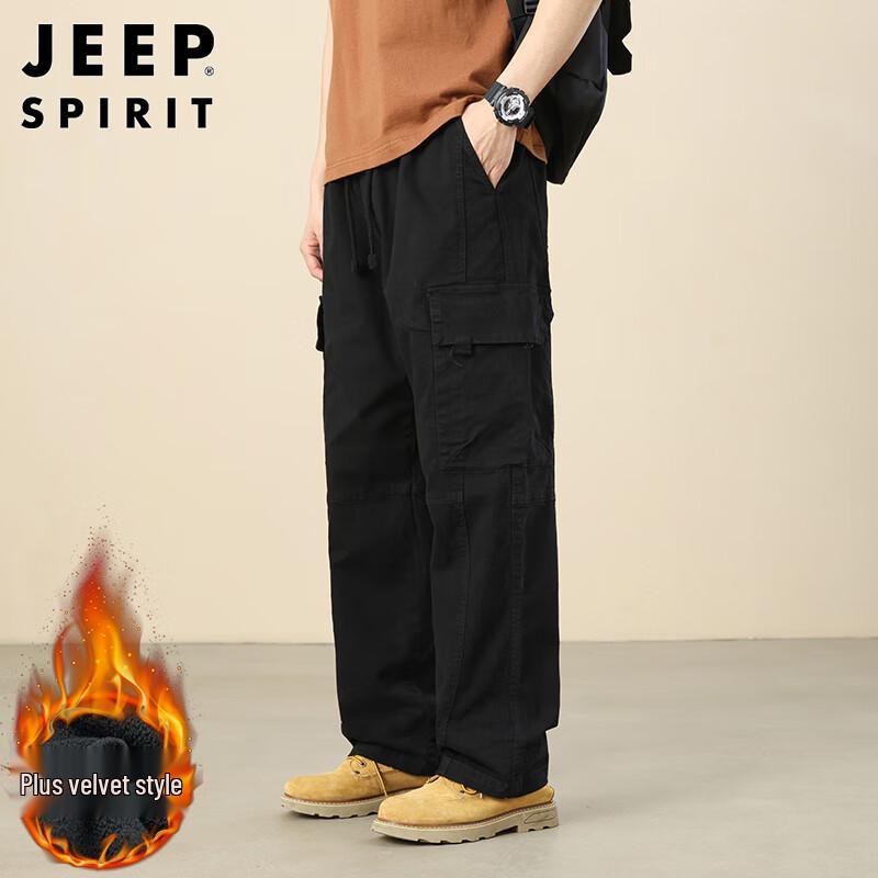 JEEP SPIRIT Мужские повседневные брюки карго прямого кроя