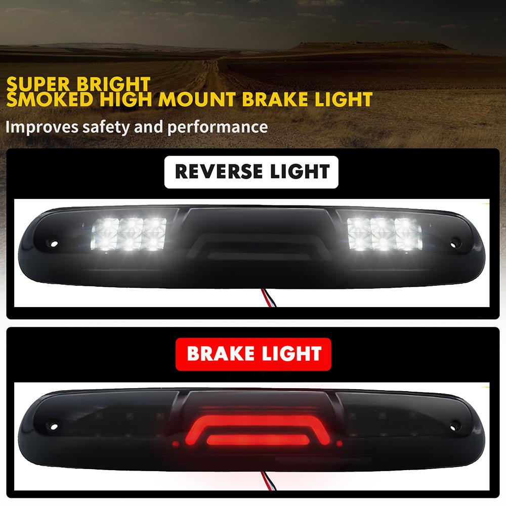 Светодиодный третий 3-й стоп-сигнал, высокорасположенный, задний стоп-сигнал для груза для Chevy Silverado GMC Sierra 1500 2500 3500 HD Classic 2007-2013