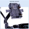 Новый держатель для телефона для велосипеда для курьеров, специально для навигации, фиксация шестью лапками, защита от тряски, прочный