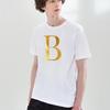 Men T Shirt O Neck White Tees Top New Summer Casual Letter Printed Streetwear Short Sleeve Tops Fashion Commuter T-Shirt Clothes