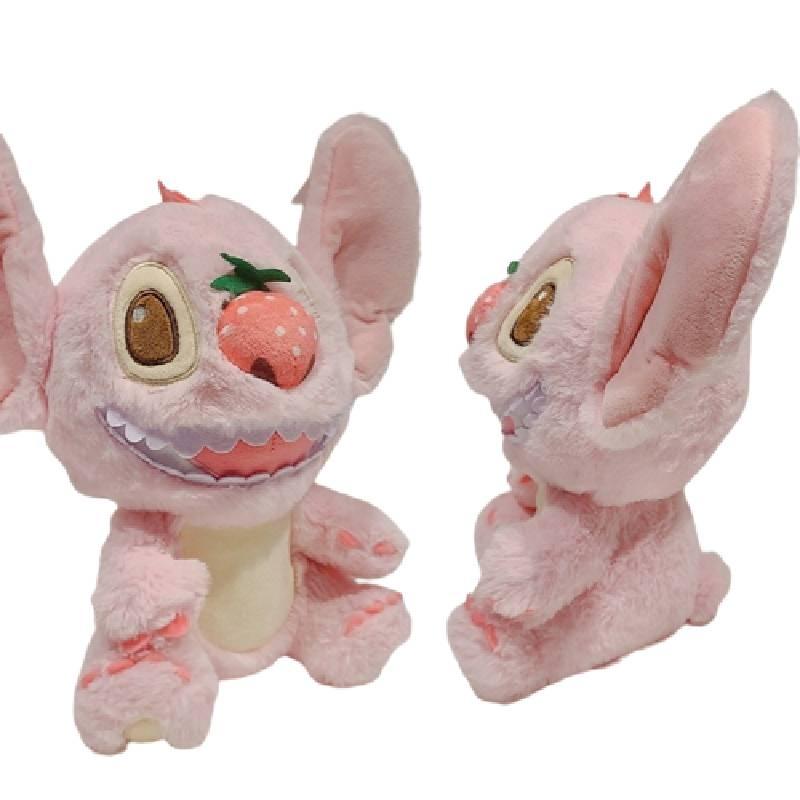 Strawberry Stitch Plush Toy With Soft And Comfortable Pp Cotton Filling