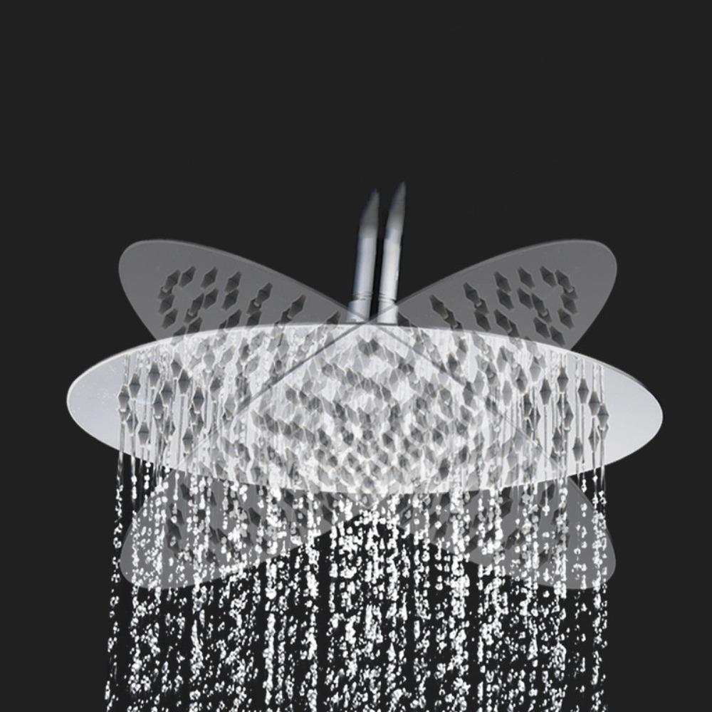 Качественный водопад с хромированной отделкой, настенный, аксессуары для ванной комнаты, верхний распылитель для душа