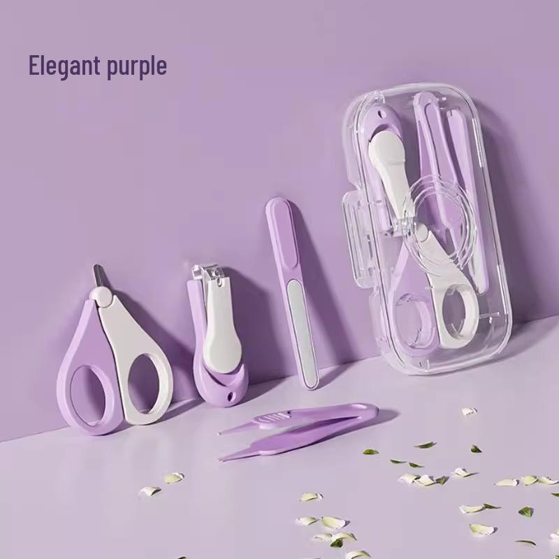Набор для ухода за детскими ногтями: Кусачки, Пинцет, Ножницы и Пилка для Детей