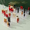 Transparent Luxury Lipstick Organizer & Display Stand for Cosmetics