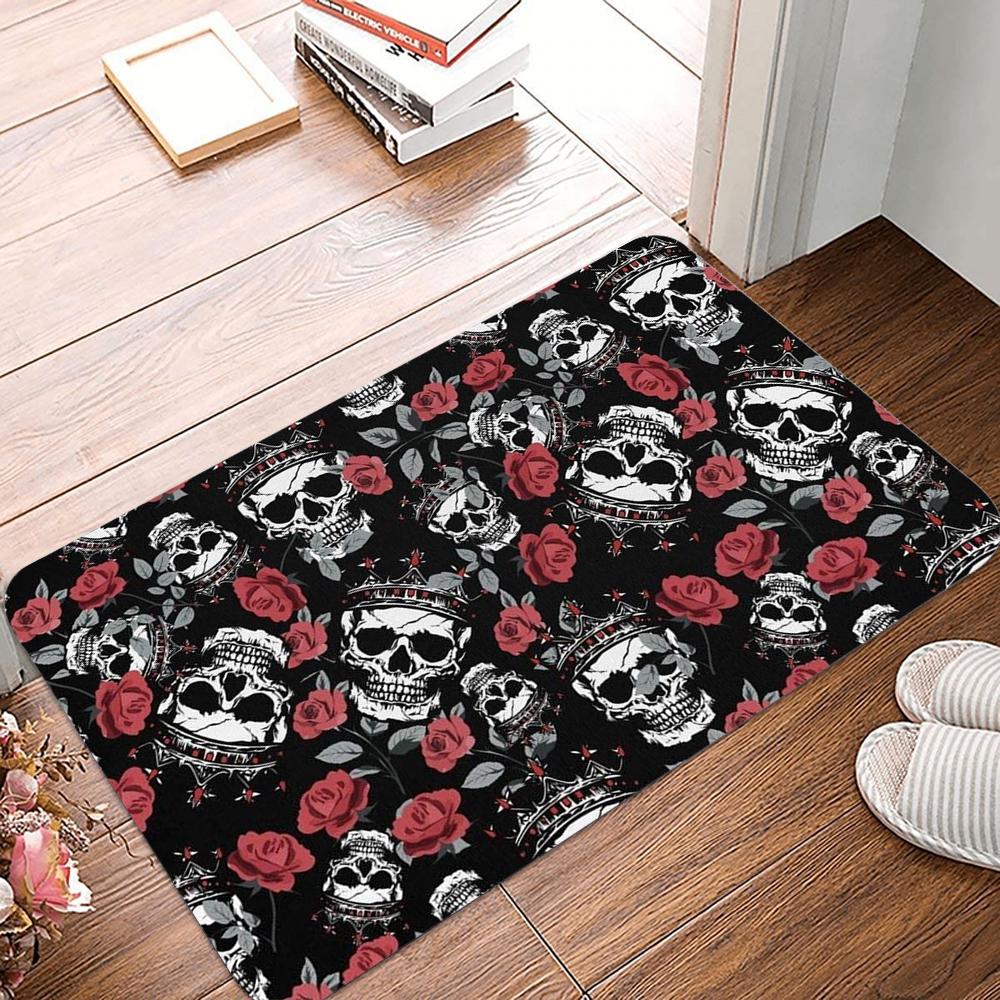Halloween Spooky Pumpkins Doormat Welcome Door Mat Entrance Kitchen Mats for Floor Carpet for Bathroom Floor Mat Home Decoration