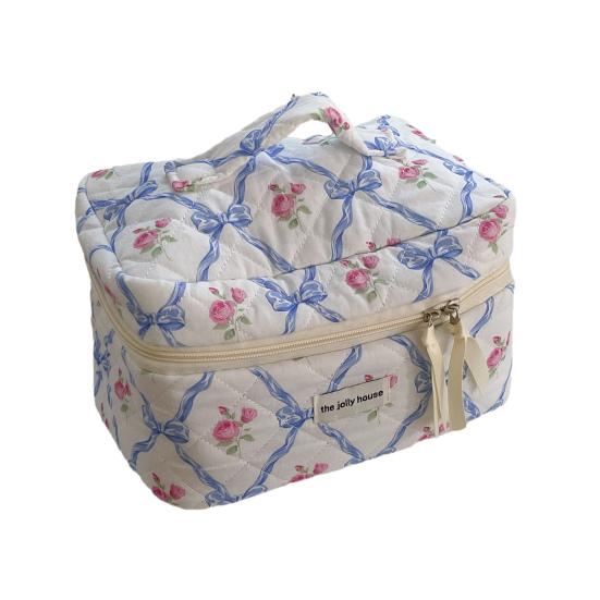 1/3 шт. косметичка с бантом на молнии для хранения кистей для макияжа, разные размеры, складной многоразовый органайзер для косметики, туалетные принадлежности