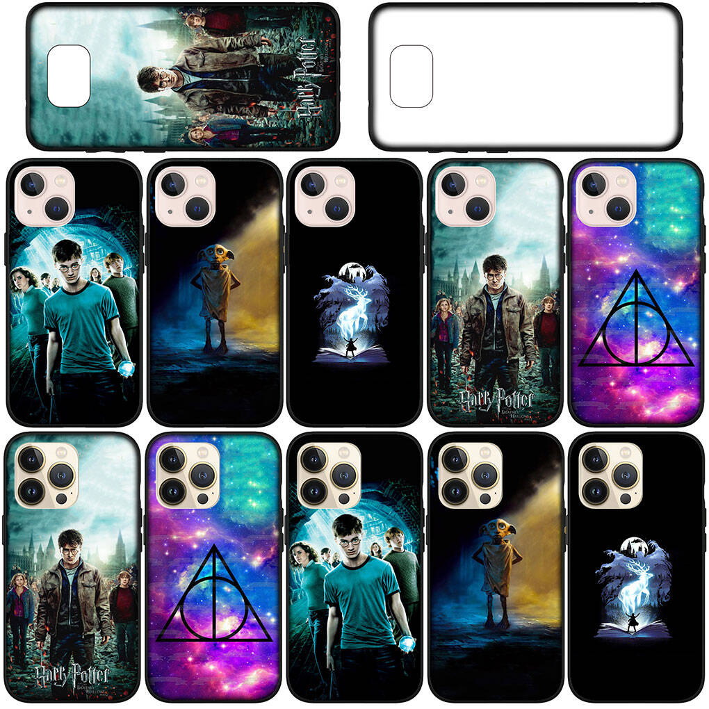 Для iPhone 17 16 15 Xiaomi Poco F7 F8 X7 X6 X5 C85 C75 C71 M8 Redmi Note 14 13 12 11 Pro Max 14C 13C 15C A3 A4 Чехол для телефона Кольцо-палочка Поттерское Искусство Обложка