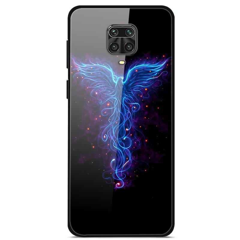 Закаленное Стекло Чехол Для Xiaomi Redmi Note 9S Чехол Мягкий Бампер Жесткий Стеклянный Чехол Для Xiaomi Redmi Note 9 S 9S Pro Max Чехол Для Телефона
