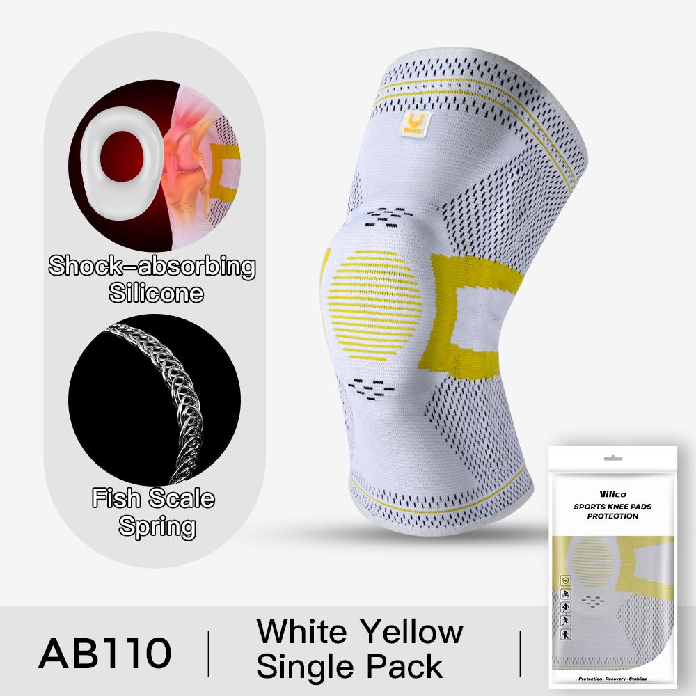 Фитнес Наколенники Силиконовые Накладки Пателлярный Бандаж Наколенник Поддержка Суставов Компрессионный Рукав Баскетбольный Наколенник