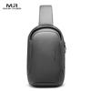 Мужская нагрудная сумка USB Многофункциональная модная уличная водонепроницаемая сумка на одно плечо