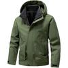 Men Spring Autumn Windbreaker Waterproof Jacket Coats Male Outdoor Softshell Zip Up Hooded Jacket Hiking Camping Coats