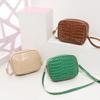 New High-end Small Bag, Crocodile Pattern Square Bag, Fashionable and Versatile Women's Shoulder Messenger Bag.