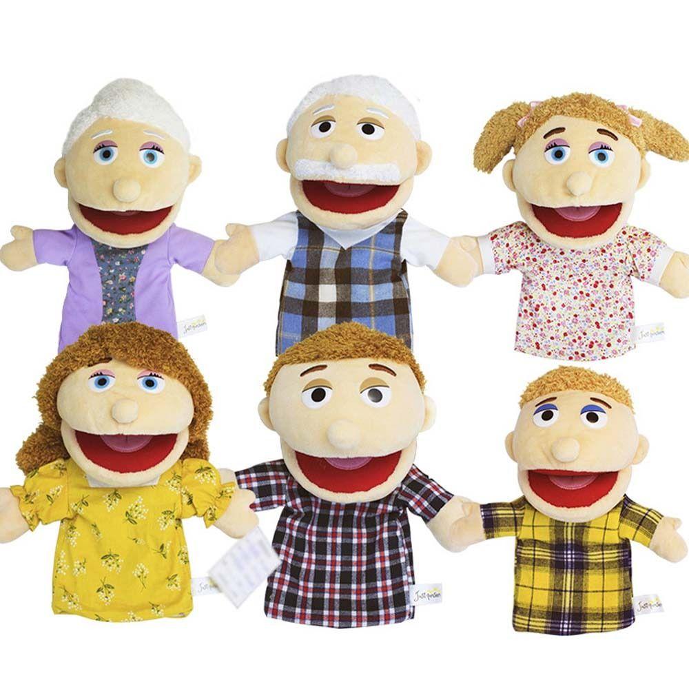 Sleeping Pillow Family Puppet Hand Doll Stuffed Toys Puppet Plush Toy Hand Puppet Plush Doll