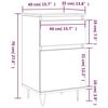 VidaXL Buffet blanc 40x35x70 cm bois d’ingénierie 831148