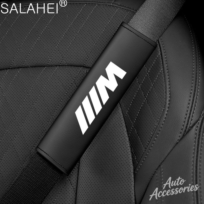 FA4Car Seat Belt Shoulder Protector Cover Seat Belt Shoulder Pad For BMW M M1 M2 M3 E39 E46 E90 E60 F10 F11 F20 F30 F34 X1 X3 X5 X7