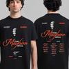 Леди Гага The Mayhem Ball Tour 2025 Даты тура Двусторонняя унисекс футболка Высококачественная роскошь Подходит как для мужчин, так и для женщин Топ Y2k