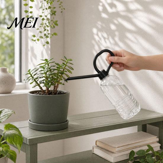 Eco-friendly Watering Accessory Bottle Cap Spout, with Handle Easy Pouring Design, No Pour Plant Waterer Spill Long Slender Gardening Tool for Potted