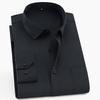 Men's Classic Standard-fit Long-sleeve Formal Business Twill Shirt
