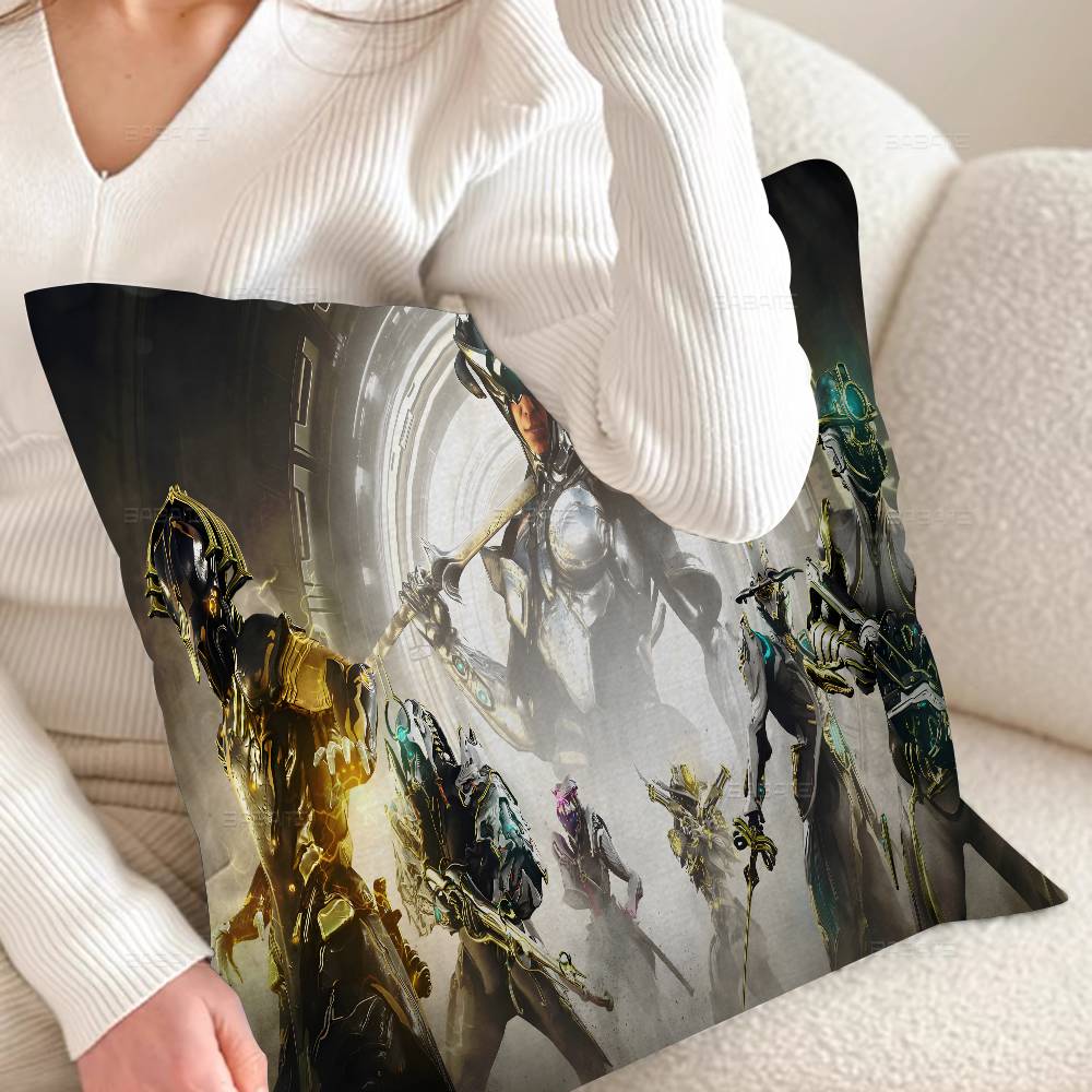 Warframes Gamer Pillowcase Toon Gift Cushion Cover Bedroom Home Sofa Chair Seat Decor Pillow Case