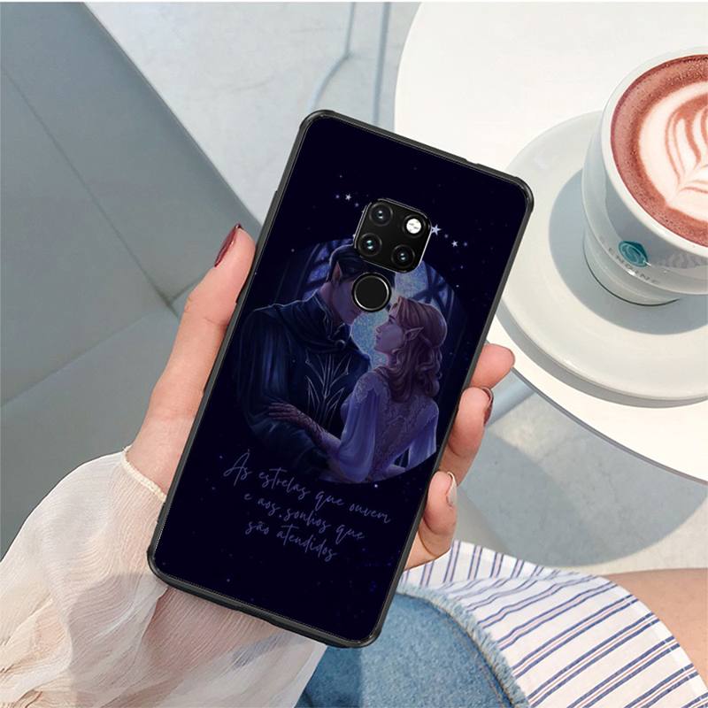 A Court of Mist and Fury Sarah J Maas Phone Case For Huawei Nova3I 3E Mate9 10 20lite 20Pro 40 30pro Funda Case