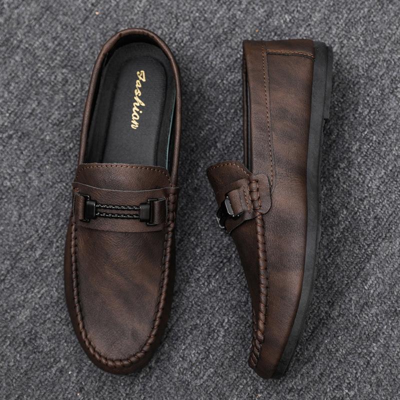 Designer Men Loafers Shoes Man 2024 Fashion Comfy Slip-on Drive Moccasins Footwear Male Brand Leather Boat Shoes Men Casual Shoe