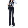 2023 Women's High Waist Black & Gray Flared Jeans with Free Shipping – Elastic Slim Fit for Autumn & Summer