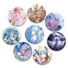 32/44/58mm Hatsune Miku Cartoon Figure Brooches Cosplay Singer Exquisit Badge for Collar Backpack Hat Accessory Handmade Enamel Pin Gift