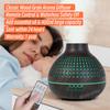 400ml Electric Aroma Diffuser Essential Oil Diffuser Air Humidifier Holiday Gift Colorful Breathing Night Light With Remote