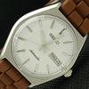 USED VINTAGE SEIKO AUTOMATIC JAPAN MENS DAY/DATE WHITE WATCH 621e-a415924-2 SKU621e-a415924